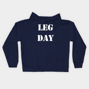 Leg Day Kids Hoodie